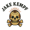 logo skull and cross bones white background
